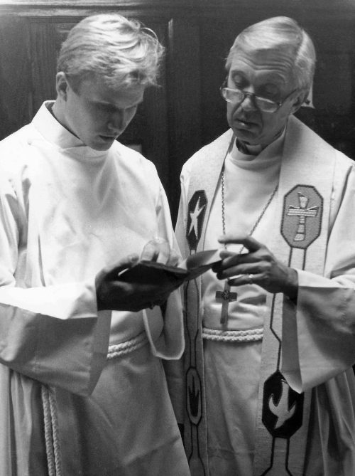 Māris un Dāvis 1989. gadā Filadelfijā