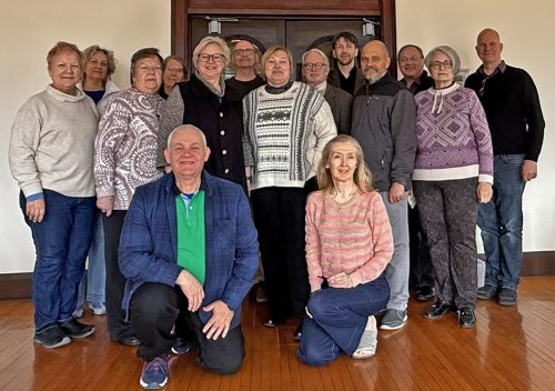 Retrīta dalībnieki pēc sanāksmes