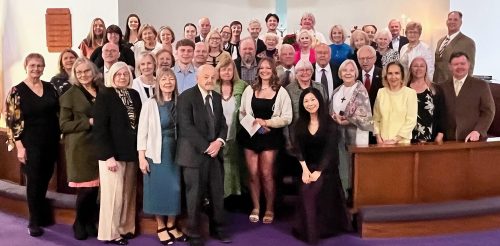 Detroitas Sv. Pāvila draudzes 75 gadu jubilejas dievkalpojuma dalībnieki