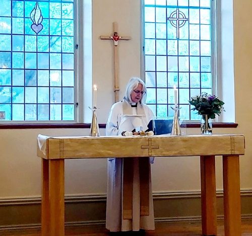 Praveste emer. Ieva Graufelde Upsalas dievnamā